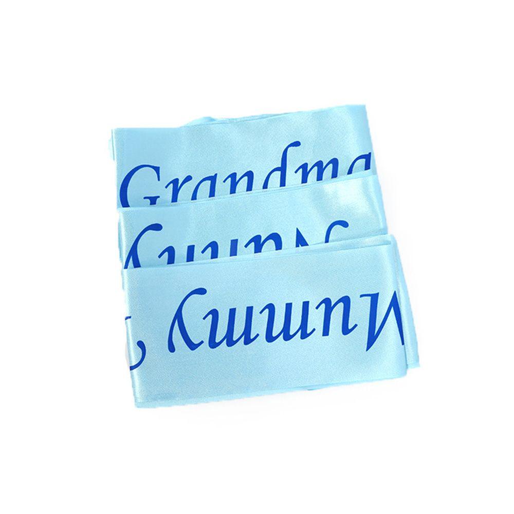 Fashion Mommy To Be Newborn Party Decoration Mom Favor Gift Footprint Sash Boy Girl