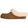Ansley Comfortable Slip-On Rubber Sole Anti-Wear Clog Slippers Women Slippers Chestnut 1171391-CHE
