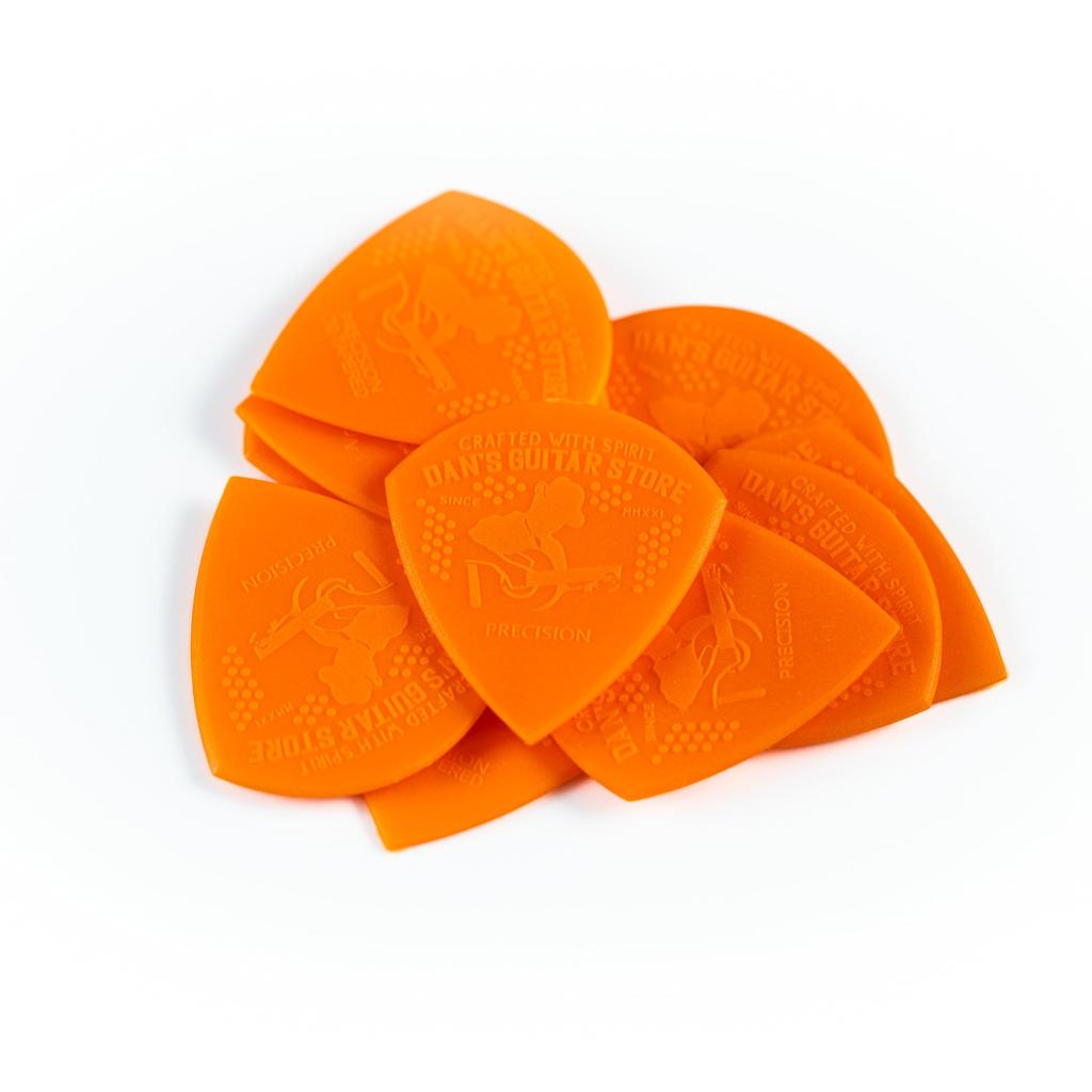 Dan's Guitar Store Precision Guitar Pick Tapered - These 10 Adjustable Thickness Double-bevel Extra-grip Guitar Picks Feature Flexible Picking Ends