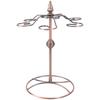 Space Saving Vertical Wine Cup Rack Upside Down Display Shelf For Stemwares Decorative Iron Wire Construction Hanger