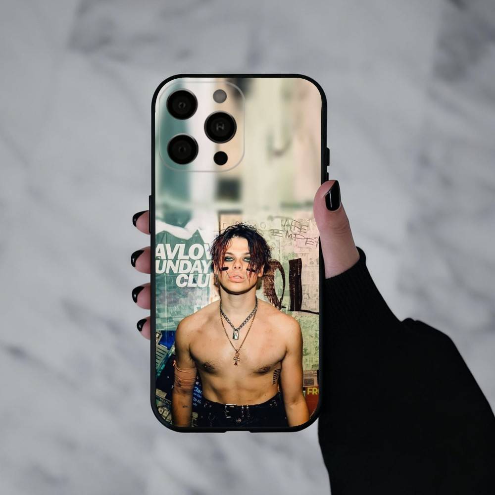 Крутой чехол для телефона с изображением певца Y-Yungblud для iPhone 17pro, 16,15,14,13,12,11 X XR Plus, Другие Мягкая черная крышка