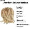MISS WIG Synthetic Short Wavy Hair Claw Messy Ponytail Wig Extension Effortless Styling And Volume Boost
