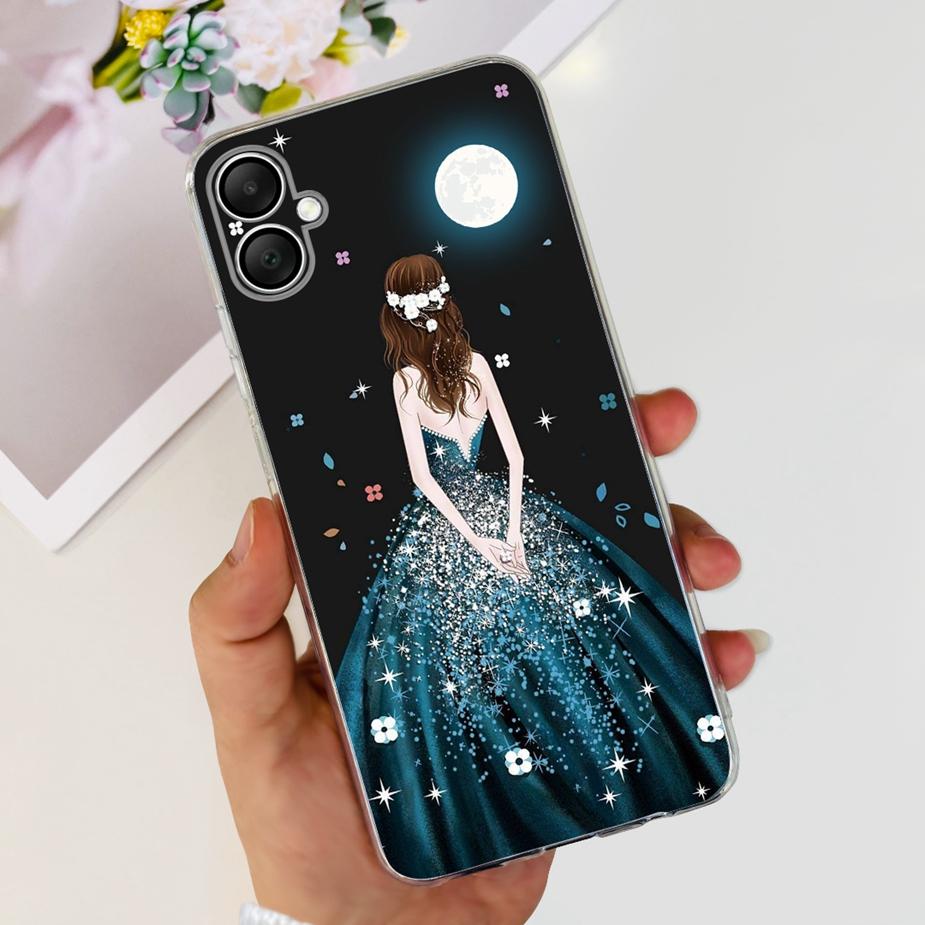 Чехол для Samsung Galaxy A06 4G SM-A065F Новый Модный Расписной Чехол Прозрачный Силиконовый Мягкий ТПУ Чехол для Телефона Для Samsung A06 A 06 Fundas