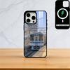 Японские поезда и виды города Чехол для телефона для iPhone 17, 16, 15, 14, 13, 12, 11 Plus, Pro Магнитный для Magsafe Беспроводная зарядка
