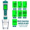 Drinking Water Tester PH/ORP/EC/TEMP/SALT/S.G/TDS Water Tester Portable Test Meter for Drinking Water, Aquariums,Swimmg Pool