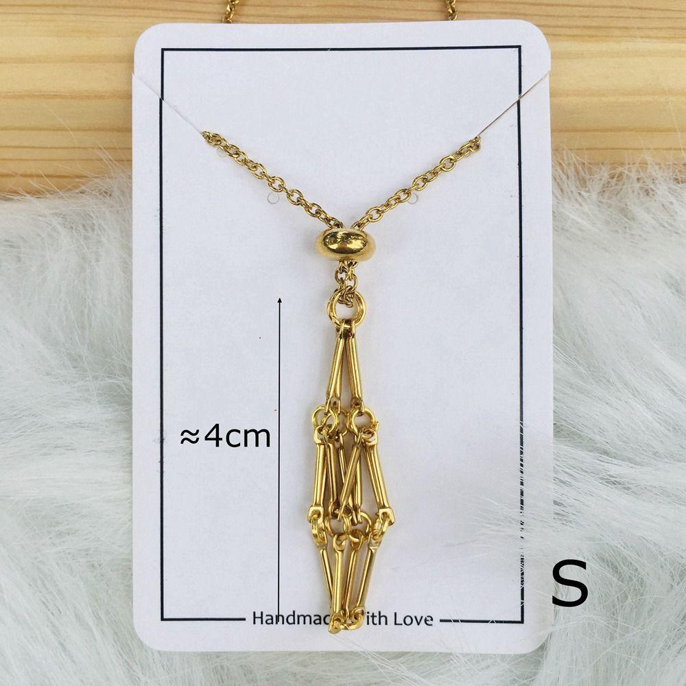 Медное кристаллическое сетчатое металлическое ожерелье серебряного цвета с каменным держателем, ожерелье для вечеринки