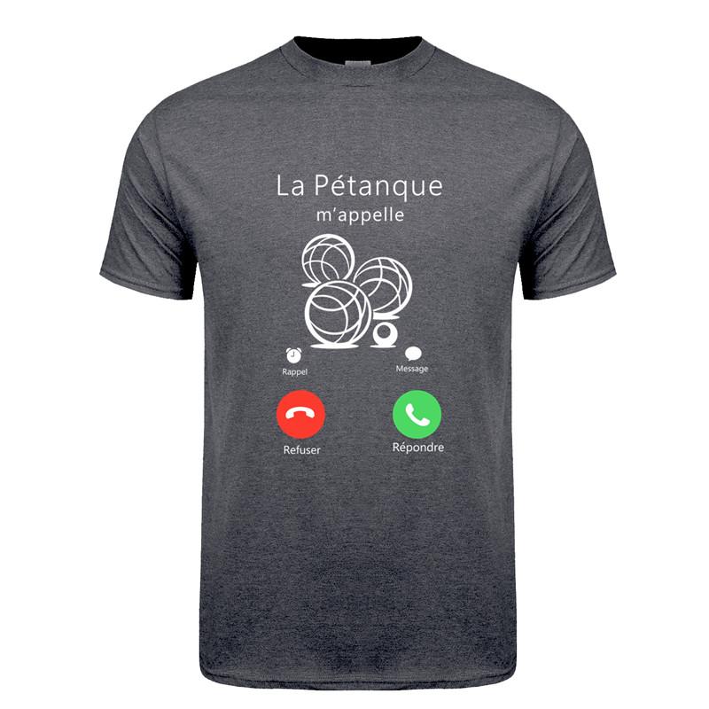 Petanque T Shirt Unisexs Summer Fashion Short Sleeve Unisex Funny Petanque Is Calling Tshirt Oz366