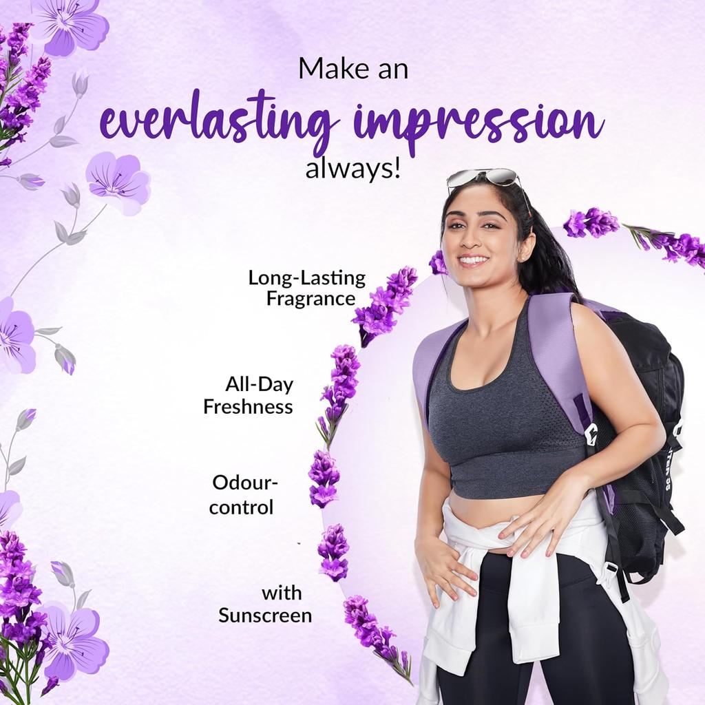 Cuticura Lavender Mist Talcum Powder 400g | Refreshing Body Powder With UV Protection And Long Lasting Fragrance