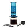 AeroPress Clear Blue Coffee Press - All-in-One French Press with Pour-Over & Espresso Style Manual Brewer, 2-Minute Brew for Less Bitterness and More