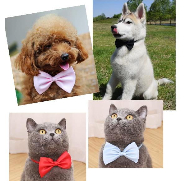 20 Pcs Dog Bow Tie, Bowties for Puppy Dogs, Pet Grooming Accessories Bow Tie Cat Collar Bulk