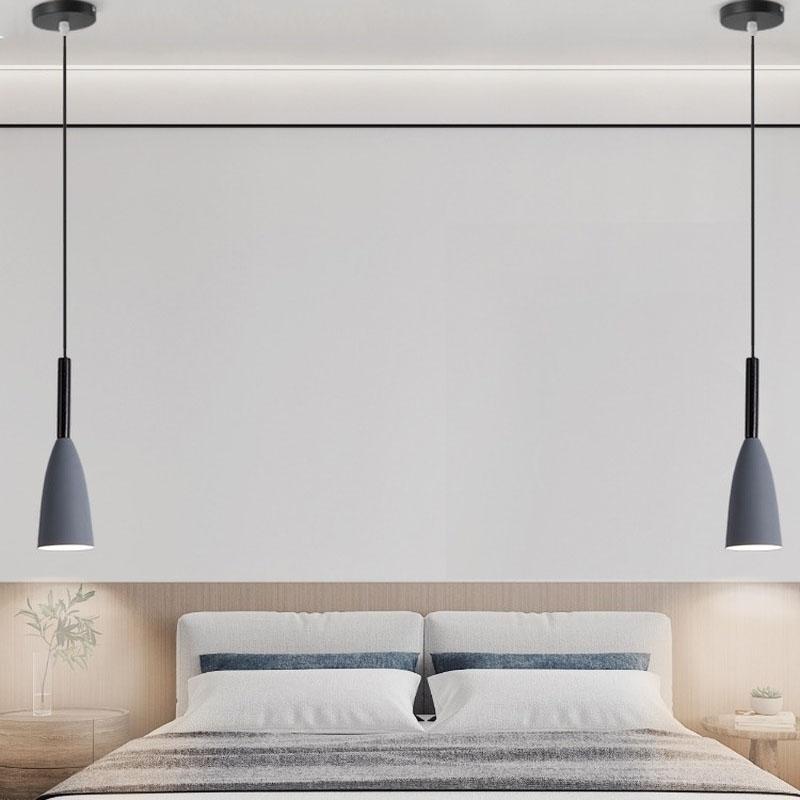 Nordic Modern Creative Chandelier Simple Pendent Multicolor Lamp Single Head Chandelier Спальня Кухня Ресторан Кофе-бар