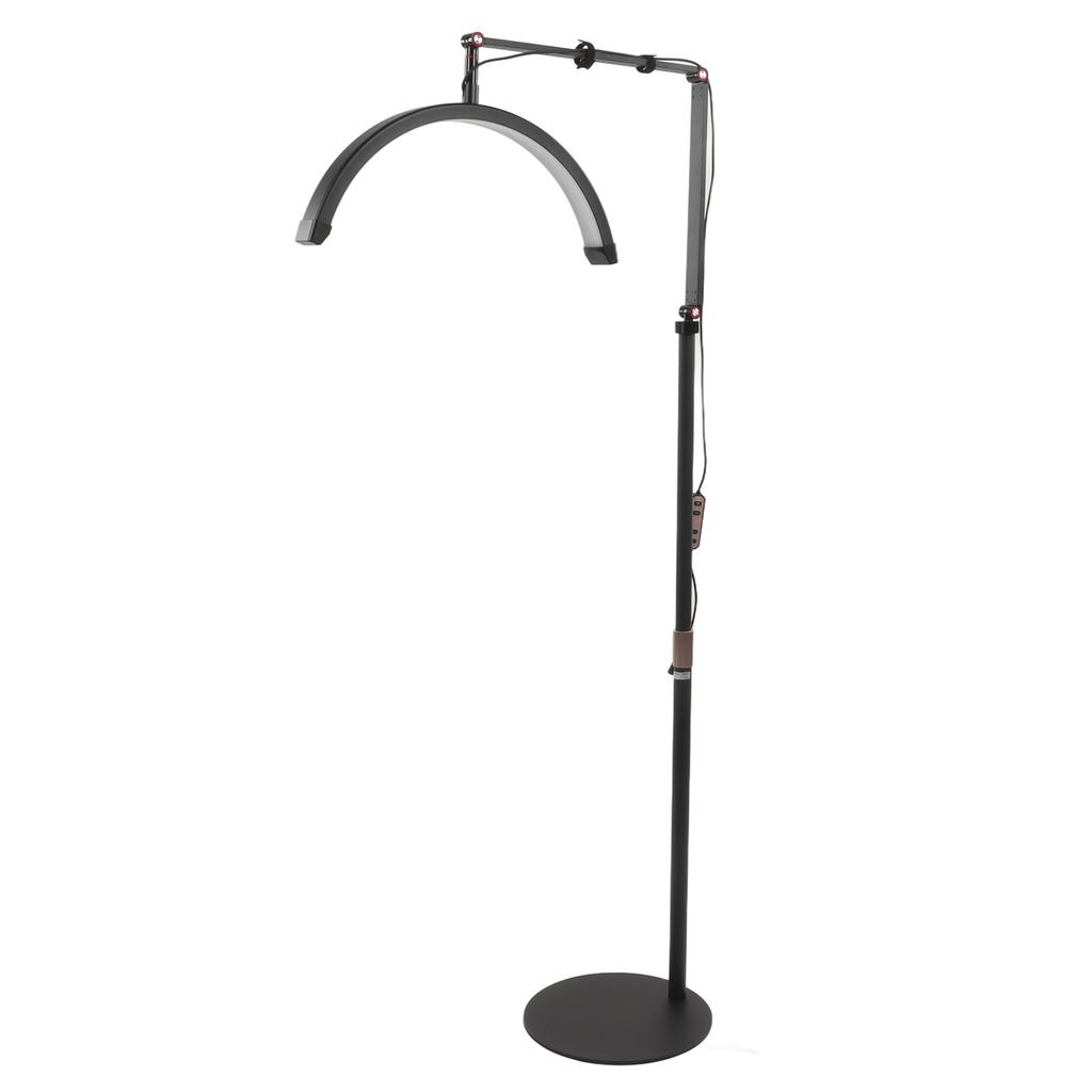 Beauty Salon Floor Light Half Moon LED Eyelash Lamp 3 Color Temperature 10 Levels Brightness