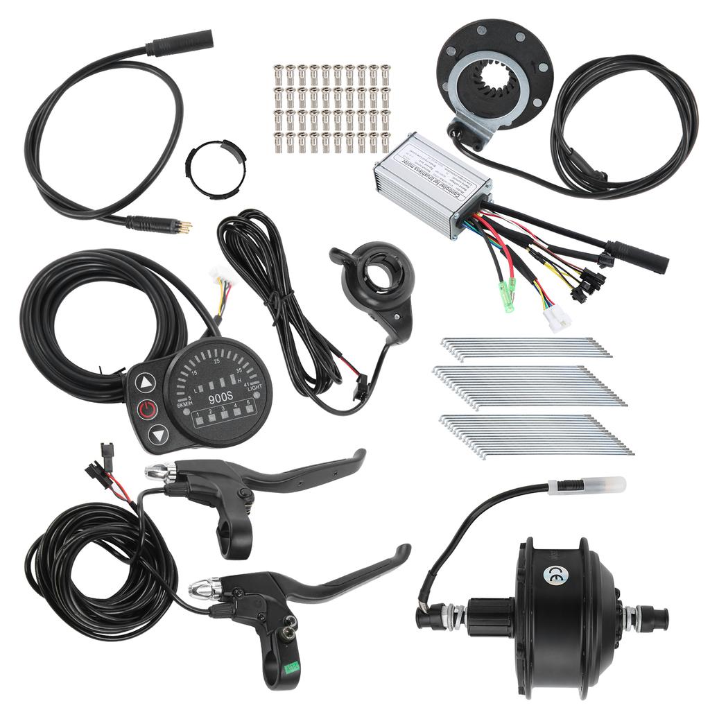 36V 250W Wheel Hub Motor EBike Conversion Kit with KT900S Meter for 26in 12G Wheel(Rear Cassette Motor )