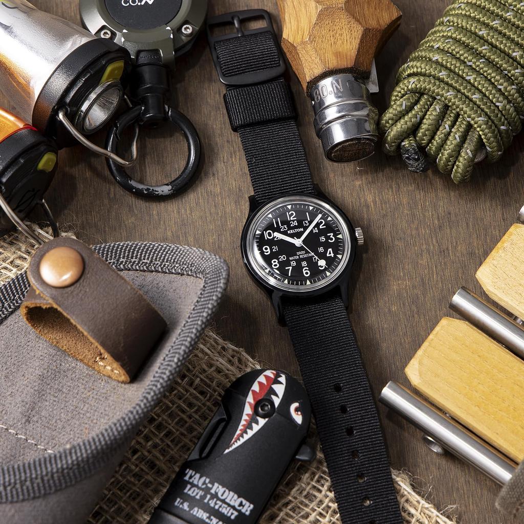 Часы Jungle Camper 9123222J черные [Kelton] мужские [Товар]