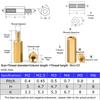 M2 M2.5 M3 M4 Hex Brass Standoff PCB Motherboard Spacer with Stainless Steel Cross Round Head Screw and Nut For PCB Assortment