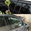 For - TOYOTA RAV4 10PCS Car Door Window Pillar Post Cover Trim Black PC