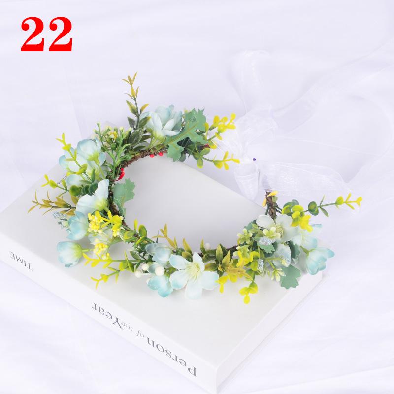 1шт повязка на голову для женщин модная цветочная повязка на голову фотосессии диадемы венок цветок свадьба доступно несколько вариантов