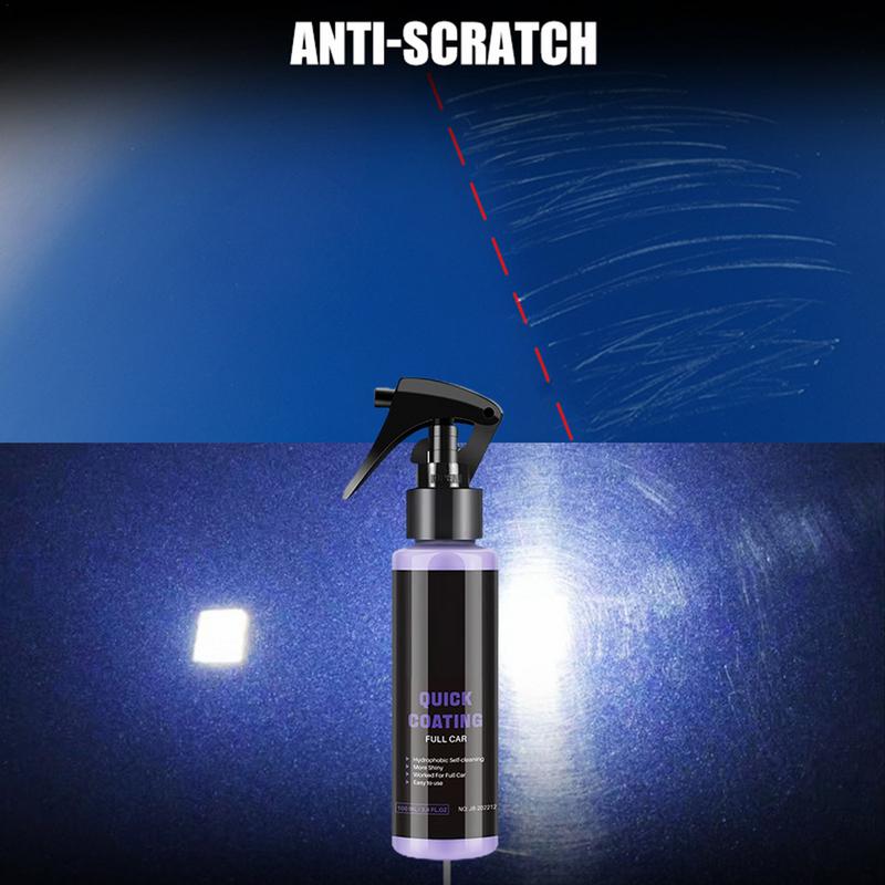 Автомобильное покрытие, спрей, осветляющее средство для краски, кристаллическое средство с высокой степенью защиты, 50 мл/100 мл, осветляющее средство для краски, автомобильный воск, полировальный спрей