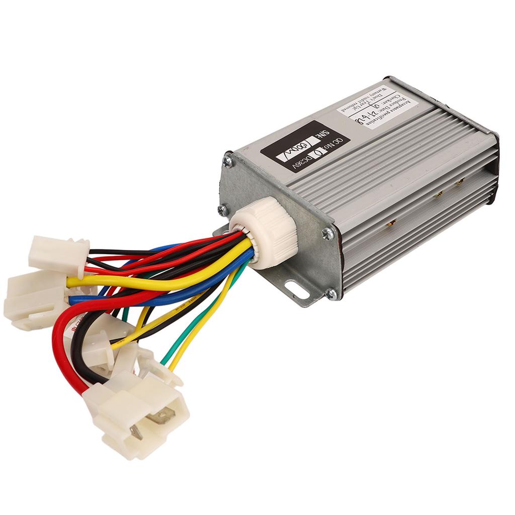 36V 1000W Контроллер скорости двигателя постоянного тока Алюминиевый сплав Универсальная ручка газа с поворотным управлением для электрического велосипеда, трехколесного велосипеда, мотоцикла