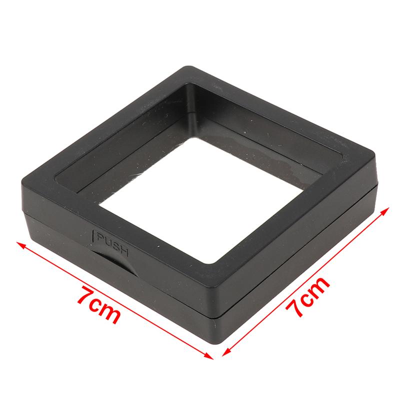 PE пленка брошь монеты драгоценные камни коробка для хранения ювелирных изделий пылезащитный футляр для выставочного кольца