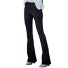 Women's Corduroy Flare Pants Elastic Waist Bell Bottom Trousers