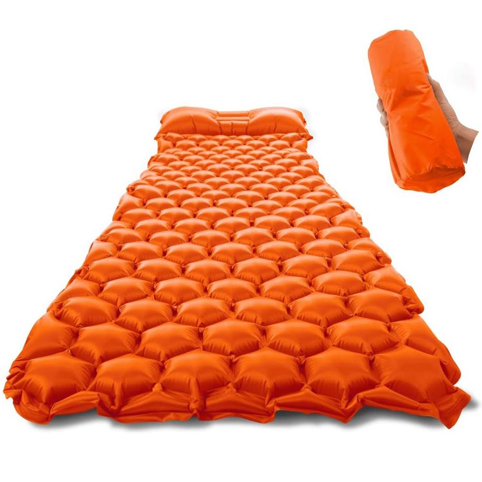Inflatable Waterproof High Quality Ultralight EVA Sleeping Pad Self Inflating Mattress Camping Hiking Lightweight Sleeping Mat