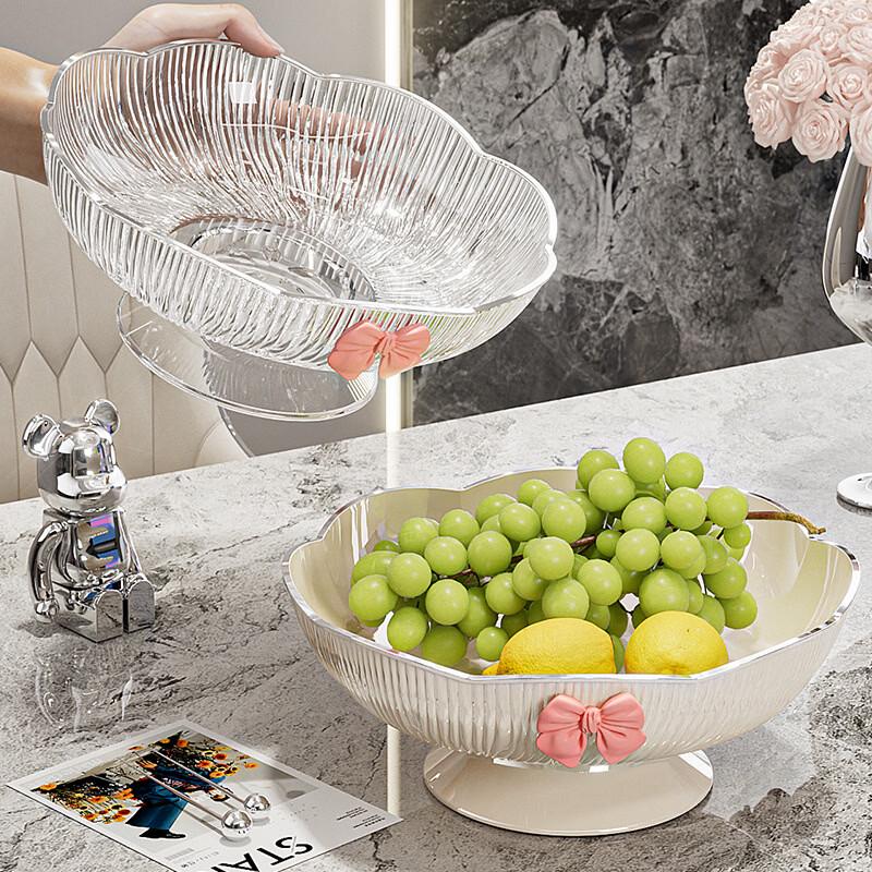 Light Luxury Drainable Fruit and Snack Plate