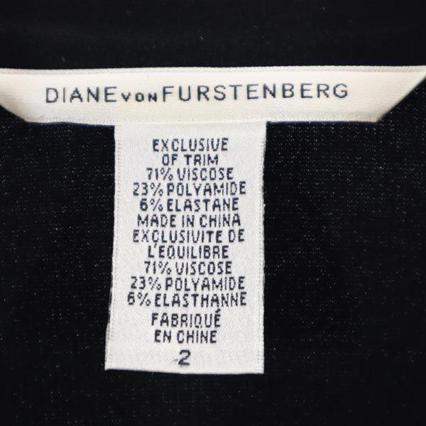 Diane von Furstenberg Приталенный пиджак 2 Серия Черный Женский Б/у