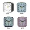 Simple Battery Operated No Tick Bedside Clocks Number Clock Home Decor Alarm Clock