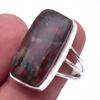 Natural Bloodstone Gemstone Handmade 925 Sterling Silver Jewelry Ring S.9 J2n24