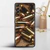 AK47 Handgun Gun BUllets Case For Samsung Galaxy S22 S21 S20 FE S10 S9 Plus S8 Note 20 Ultra 10 Plus Soft Phone Shell