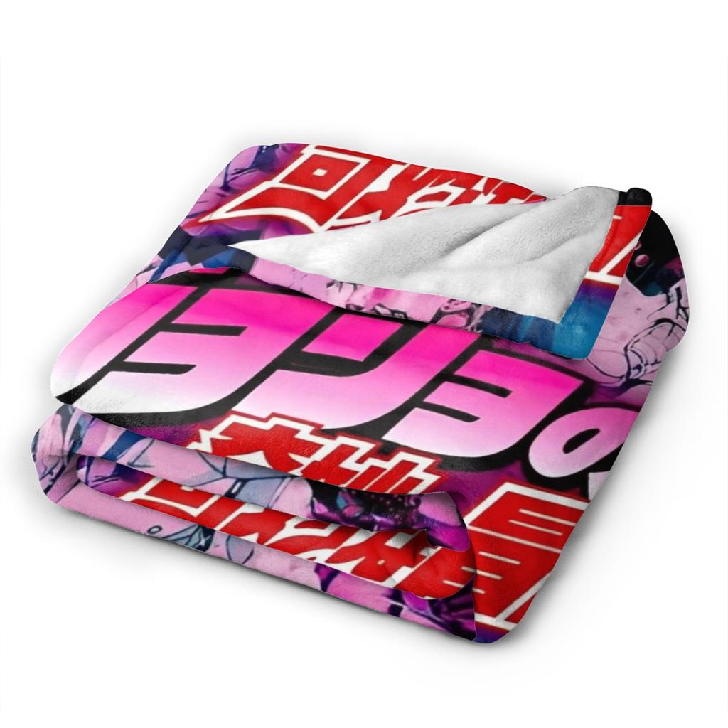 JoJo's Bizarre Adventure японское аниме Мерч Плед Теплый Уютный Пушистый Пледы для Дивана Разные Размеры Пледов И Одеял