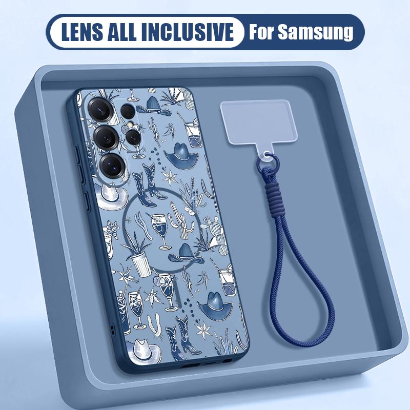 Чехол с принтом «Цветные блоки и точки» для Samsung S26 Ultra S25 FE S24 S24 Plus A57 A37 A17 A56 A36 A16 A55 A35 A15 A54 5G Гибридный Магнитный Матовый Чехол
