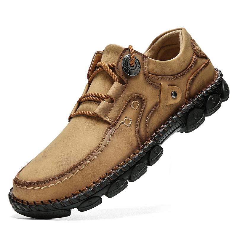 Повседневная кожаная обувь ручной работы, мужские лоферы, удобная мужская обувь из мягкой кожи, мокасины, мужская обувь на плоской подошве