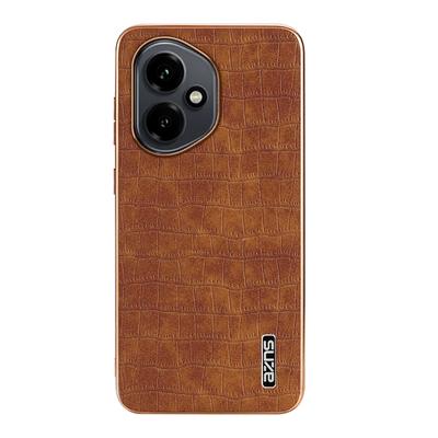 AZNS Для Honor 400 5G (Глобальный) Чехол Гальваническое покрытие Текстура крокодила ПУ+ТПУ Чехол для телефона