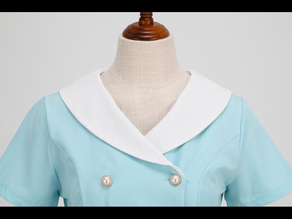 Летнее ретро-платье 2023 года с короткими рукавами и однотонным принтом