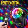 Colorful Stage Dj Club LED Disco Lights Remote Control Rotating Crystal Magical Ball Strobe Party Lights for Bar Party Club