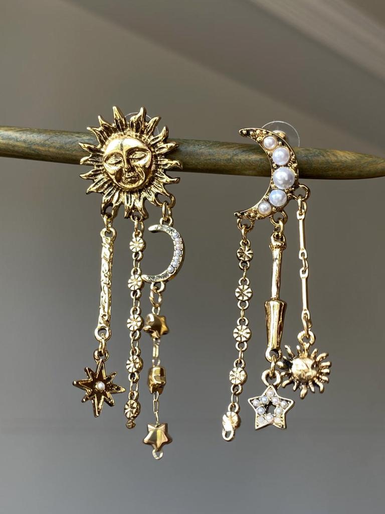 Серьги-подвески с геометрическим ажурным круглым кулоном 'Серебряная игла' в европейском и американском преувеличенном стиле для женщин.