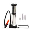 Bicycle Bike Foot Pump Mini Portable High Pressure Floor Inflator Tire Air Pump(Silver)