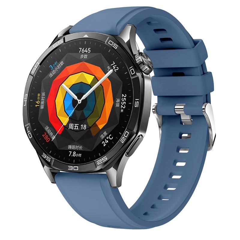 22 мм силиконовые ремешки для Huawei Watch GT5 46 ремешок для часов с пряжкой того же цвета ремешок для Huawei Watch GT5 Pro 46 мм