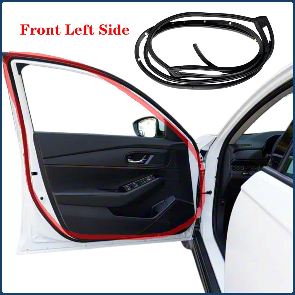 EPDM Flame-retardant Weatherstrip Seal for Honda Accord 10th Gen 2018-2023 Doorpost Rubber Strip 72350-TVA-A01 72310-TVA-A01