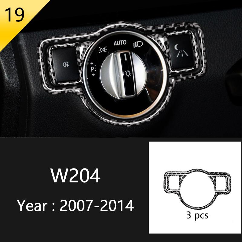 Для Mercedes Benz C Class W204 C180 C200 C260 автомобильная панель окна двери из углеродного волокна полоса защитная отделка наклейка аксессуары