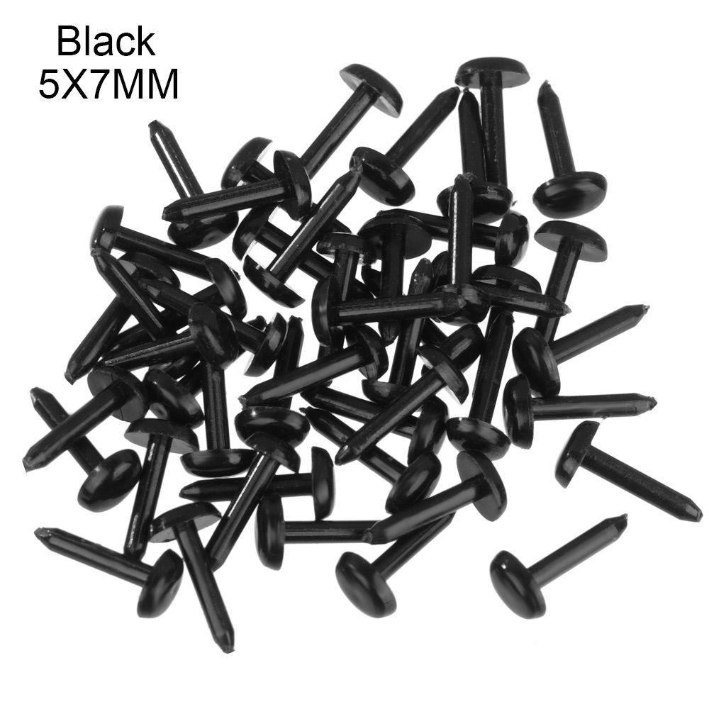 Plastic 4X5MM/5X7MM Plush Doll Eyes Stuffed Doll Eyes Safety Oval Nose Animals Noses Accessories