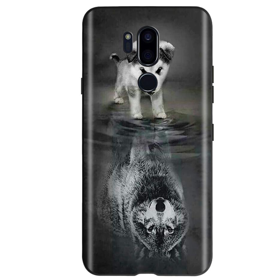 Для LG G7 ThinQ Чехол G710 LM-G710 Милый Кот Бабочка Ударопрочный Мягкий Силиконовый Чехол для Телефона Для LG G7 ThinQ Задняя Крышка 6.53'' Coque