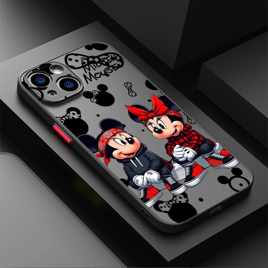 Модный задний чехол-кейс с Микки Маусом для iPhone 17 Pro Max 14 13 Mini 7 8 SE Air 17e 15 16 Plus 11 12 XS XR