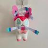 10pcs/set EeveeGlaceon SylveonLeafe plush 10cm soft Pendant Doll Toy keychain christmas Halloween birthday gift