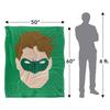 Green Lantern Large Face Soft Touch Blanket