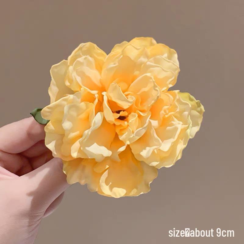 Весенне-летняя цветочная заколка для волос: Дизайн «Лилия, Роза и Гибискус»