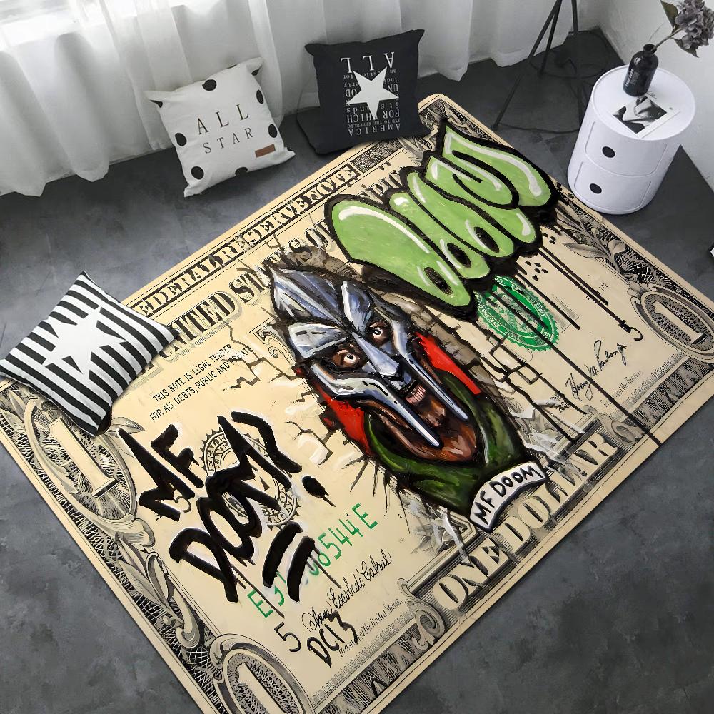 MF DOOM Коврики для комнаты Противоскользящие Впитывающие воду Длинный коврик-подушка Коврик для спальни Приветственный придверный коврик