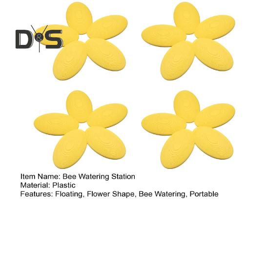 Станция для поения пчел, плавающая поилка в форме цветка для бабочки, садовый фонтан для пчел, насекомых, для кормления опылителей, испытывающих жажду, для купания
